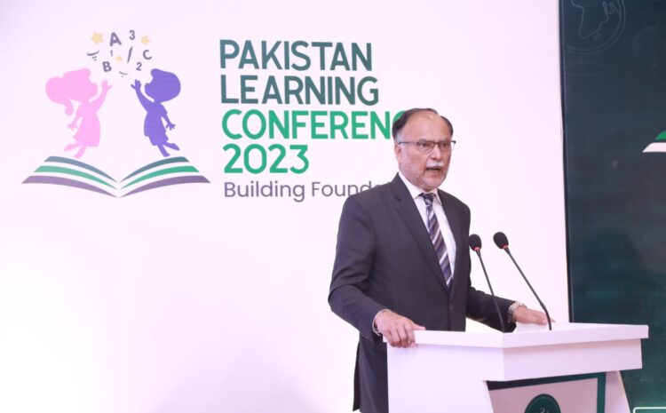  Federal Minister Ahsan Iqbal Wraps Up Pakistan Learning Conference 2023, organized by Education Ministry with Promising Outlook